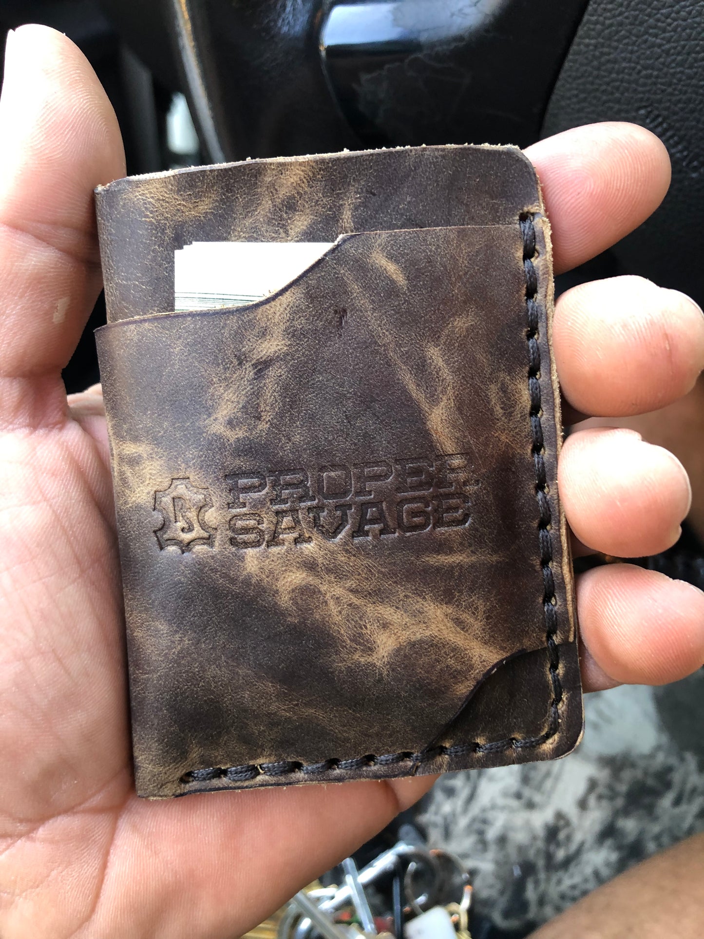 Minimalist Wallet - Oil Tanned Leather